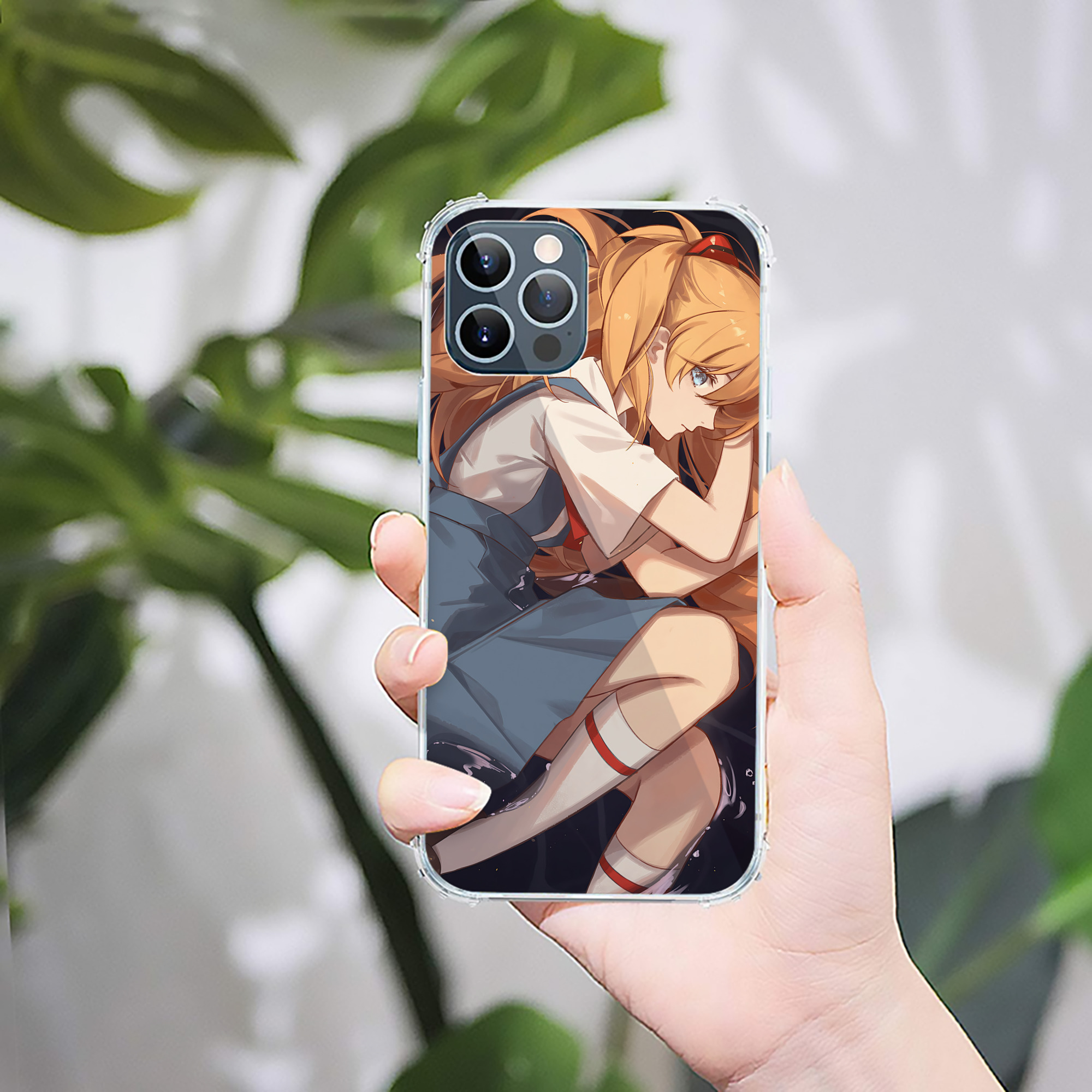 （画像用） EVA 新世紀エヴァンゲリオン 【iPhone 12シリーズ対応】透明スマホケース（クリアソフトケース）